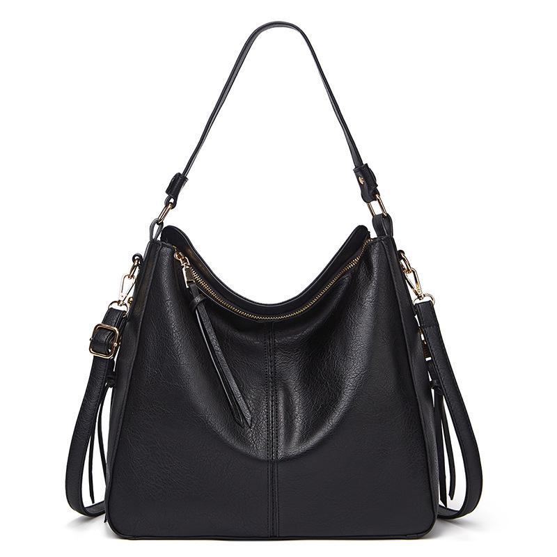 Women's Retro Crossbody Tote Bag - European & American Fashion, Large Capacity, Mother-Child, Single Shoulder