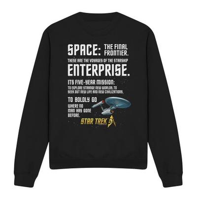STAR TREK Unisex Adult Intro Sweatshirt