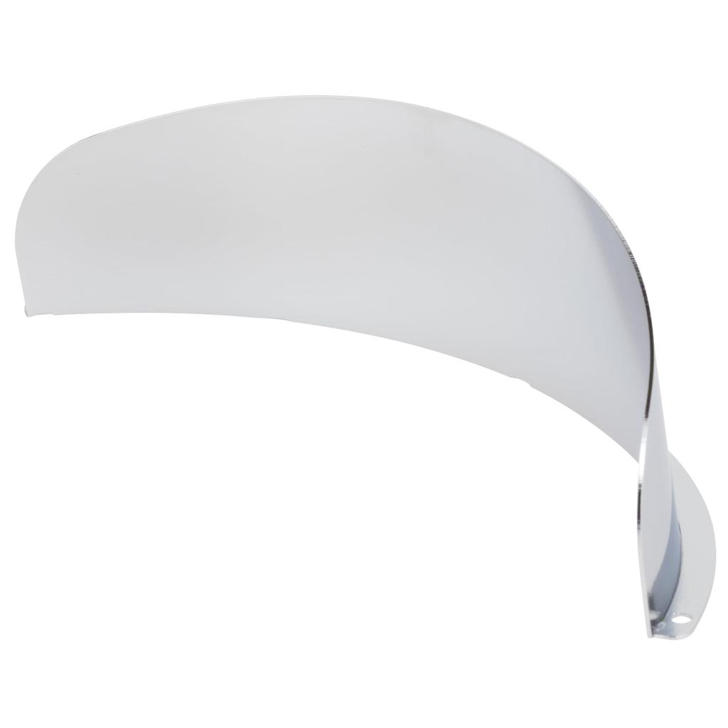 Kijima Monkey 125 Motorcycle Parts Headlight Chrome ('18-) Visor, Steel, Plated, 203-2992