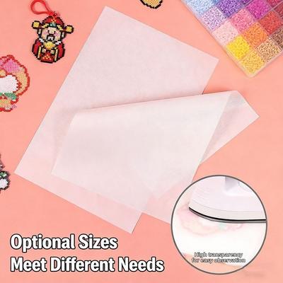 50/100PCS Handmade Perler Beads Baking Paper Reusable Iron-on Mat DIY Puzzle Bean Special Ironing Paper Ironing Aids
