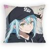 S-Slime Anime R-Rimuru T-Tempest-Rt Kissenbezug Sofa Wohnzimmer Schlafzimmer Kopfteil Rückenlehne Kissen Quadratisches Kissen Nickerchenzeit