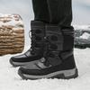 Women/Men's Snow Boots Mens Winter Boots Retro Combat Boots Anti Slip Wear-resistant Outdoor Boots Outdoor Waterproof Boots