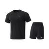 Li-Ning Men's Quick-Dry Short Sleeve & Shorts Sportswear Set