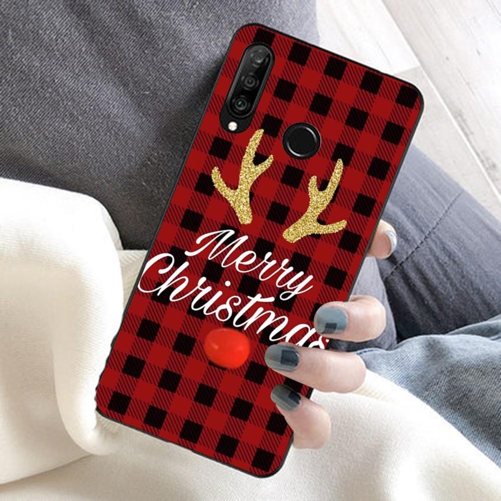 Merry Chrismas Phone Case For Huawei Honor 10 Lite 9 20 7A Pro 9X Pro 30 Pro 50 Pro 60 Pro 70 Pro Plus