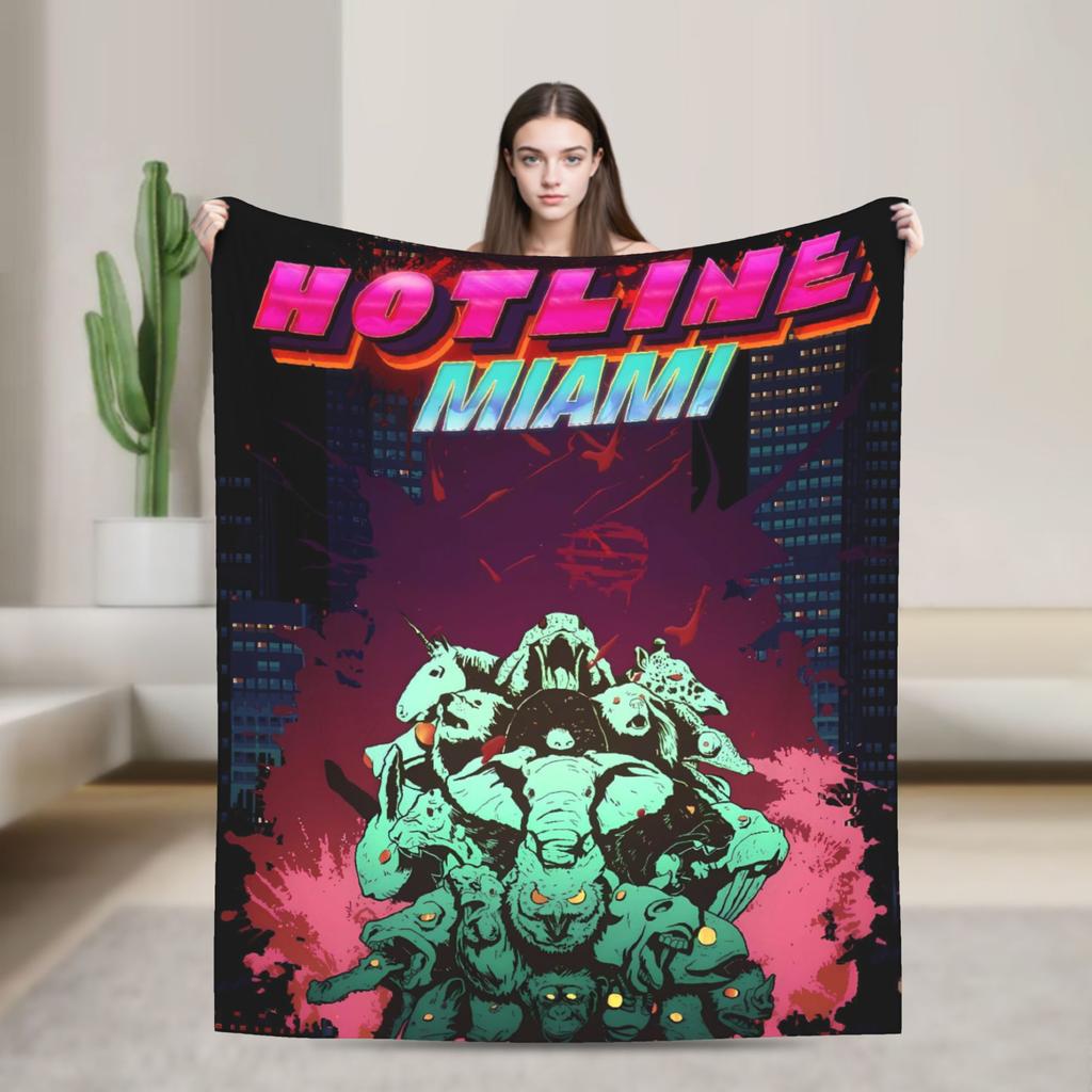 Invader Zim Movie Blanket  Soft Aesthetic Plush Throw Blanket For Bedroom Airplane Travel Flannel Bedspread Bed Cover