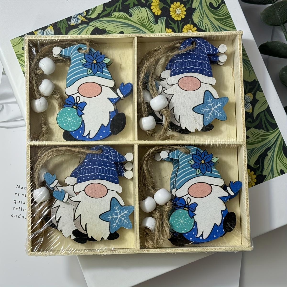 

Новые трансграничные рождественские украшения, куклы без лица, пасхальные украшения, деревянные подвесные элементы., винтажный рождественский декор Easter Decoration