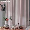 1PC NAPEARL Elegant Solid Color Soft Sheer Tulle Curtain Modern Textured Window Screening for Living Room Bedroom Home Decor