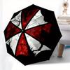 1pc Resident Evil Umbrella Corporation Symbol Umbrella with Plastic Handle,Suitable for All Seasons Home Travel Outdoor UmbrellaM999