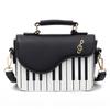 Korean Piano Design Women Shoulder Bags PU Leather Messenger Bag Handbag Fashion Corssbody Bag Pocket Coin Purse Package