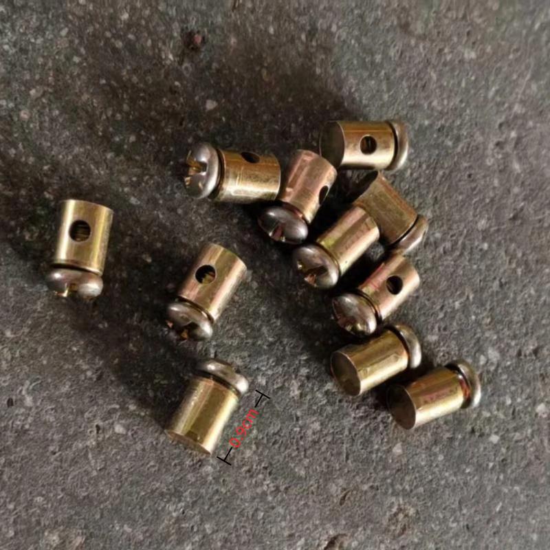 10Pcs Motorcycle Brake Clutch Choke Cable Repair Kart Bike Mower Parts Throttle Cable Nipple Screw Metal Stopper