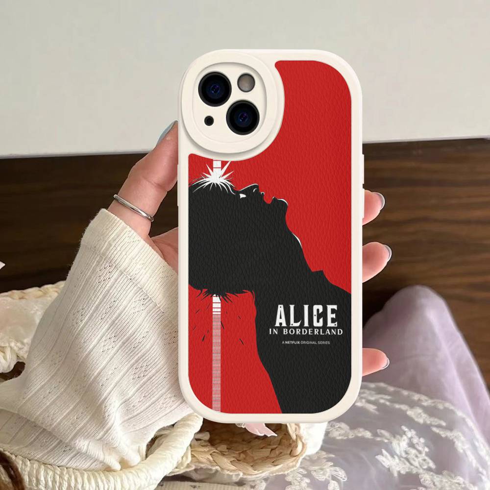 Alice In Borderland TV Suspense Phone Case For IPhone 16 15 14 13 12 11 Pro Max Plus Leather Cover