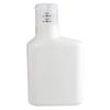 LEC Push-to-Measure Refillable Detergent Bottle, 1000ml (For Liquid Detergent), Plain White with Design Sticker, W00109