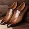 Fashion Leather Men Formal Shoes Luxury Brand 2024 Men's Loafers Dress Moccasins Breathable Slip On Black Driving Shoes Plus Size 38-44