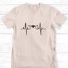 Heartbeat Drone Quadcopter Pilot T-Shirt Quadcopter Gift T Shirt Mens Cool Tee