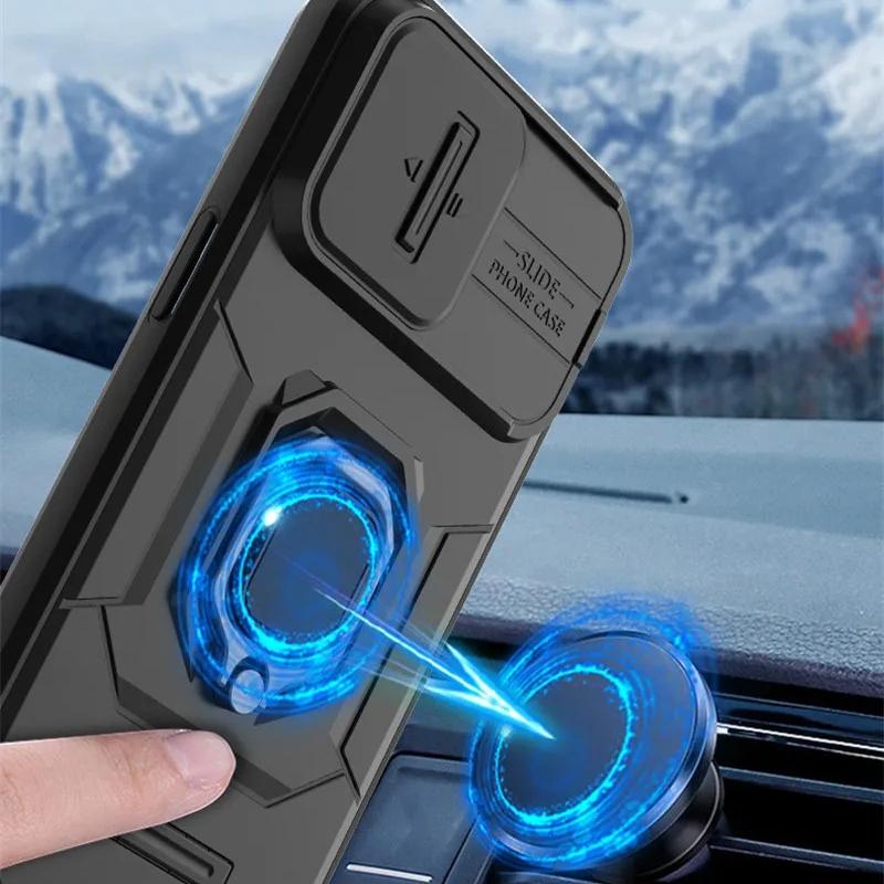 Case For OnePlus Ace 5 Racing Case For OnePlus Ace 5 Racing Ring Holder Magnetic Cover For OnePlus Ace 5 Racing Push Window Case