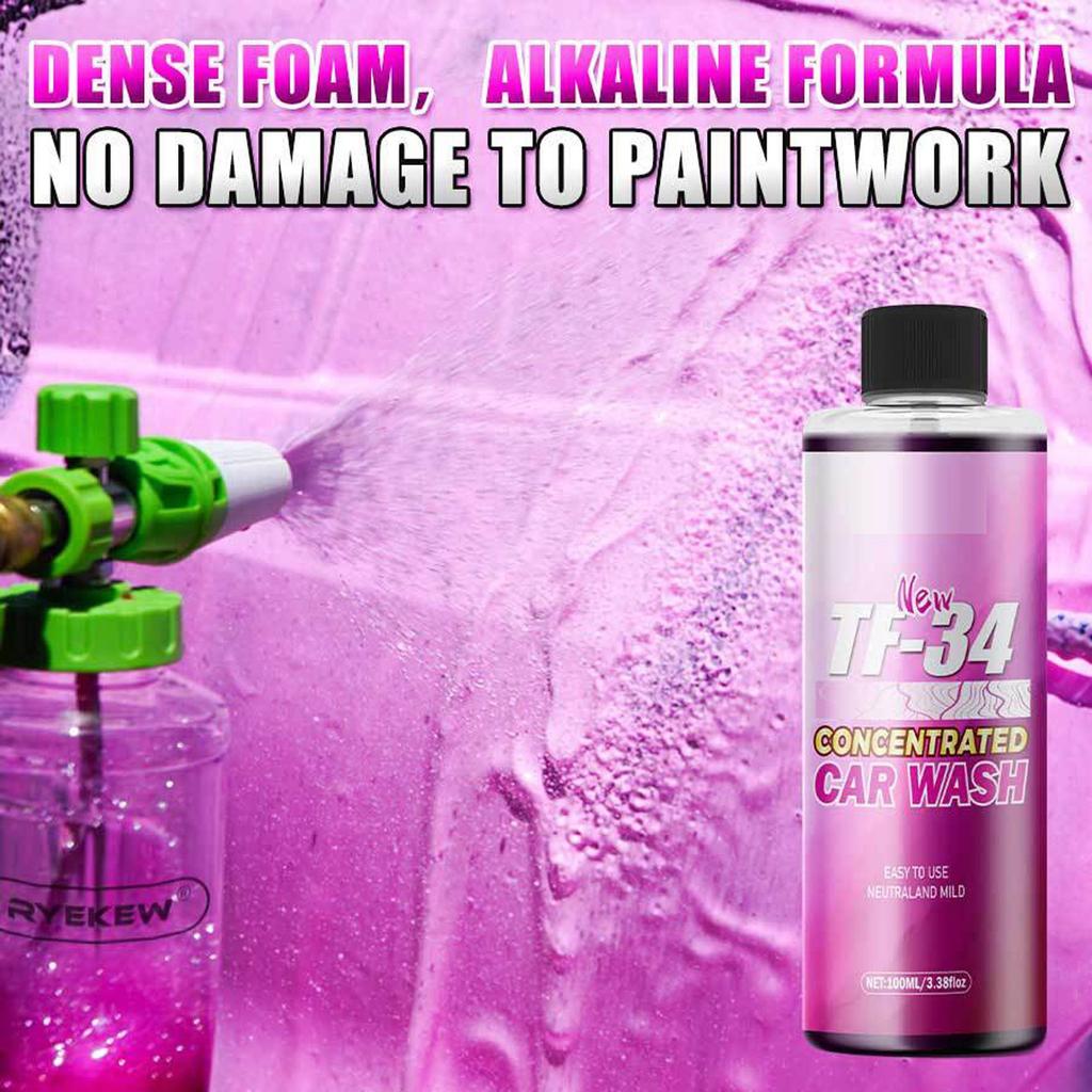 Car High Foam Pre-wash Liquid Car Wash Water Wax Decontamination Car Window Cleaning Paint Cleaning Car Wash Liquid 100ml