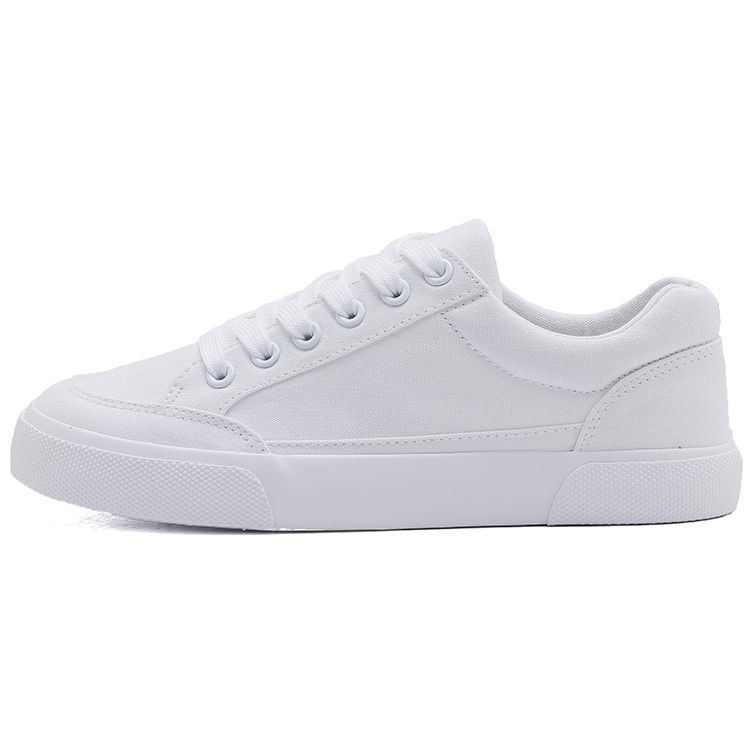 Warrior Casual Breathable Low-Top Canvas Shoes Women sneaker White WXY-A791MJ01