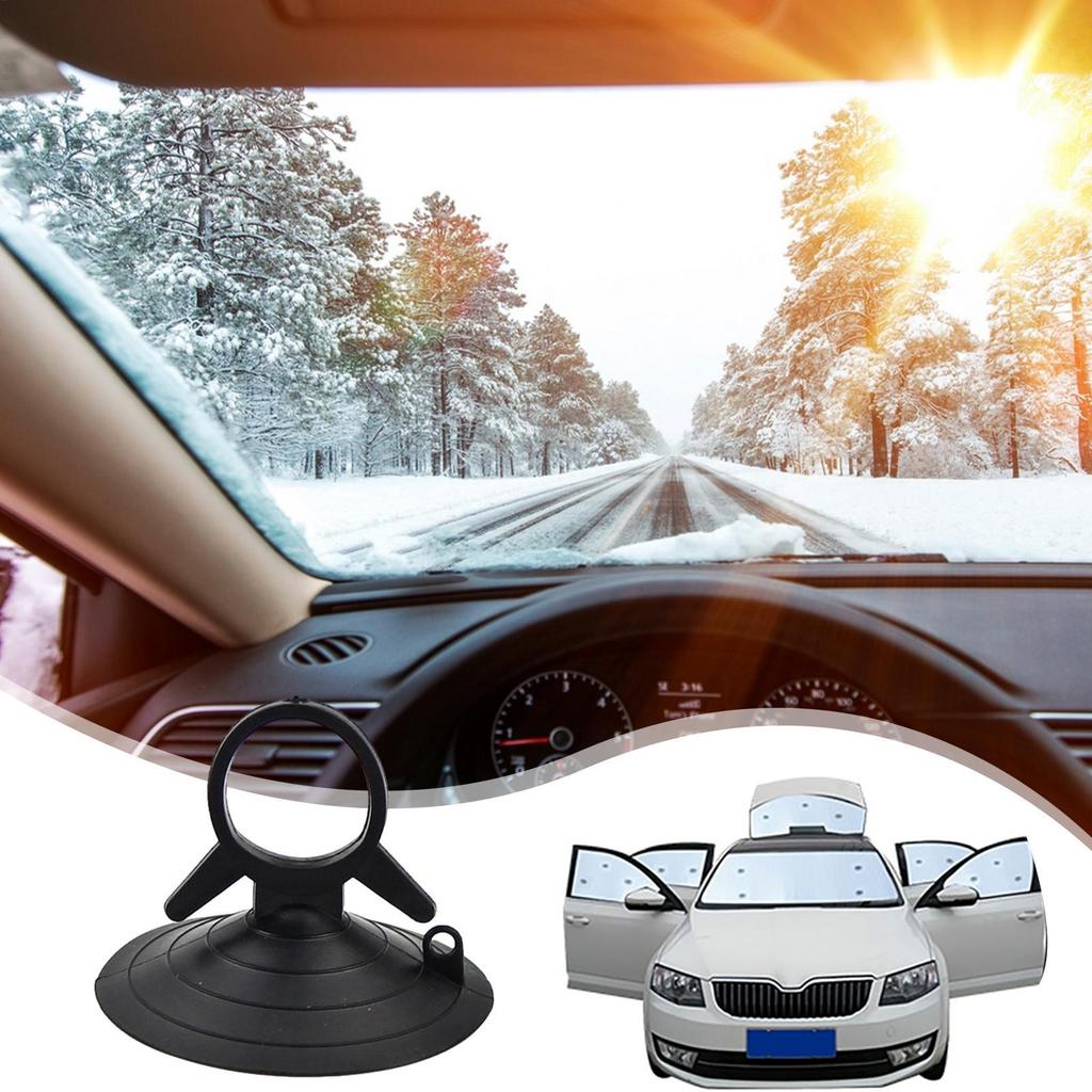 Car Glass Windshield Sunshade Suction Cups Car Shade Sucker Clip Car Sun Visor Suction Pad Hooks for Car Shades Window