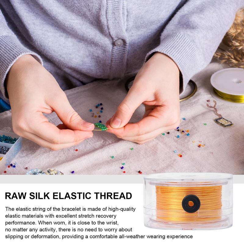 Elastic Cord For Bracelets Stretchy Bracelet String Cord With Box Stretchy Jewelry Making String Bracelet String Cord String