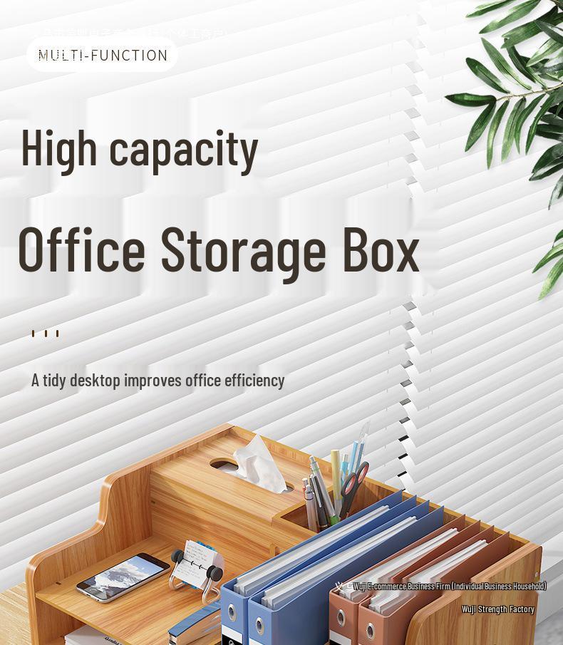 Desktop Organizer Storage Box with Drawers
