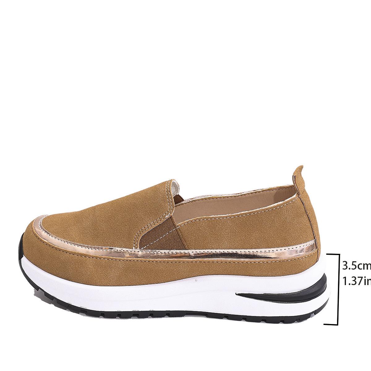 

2025 новые однотонные мокасины большого размера на толстой подошве с одной педалью Yama 43 темно-коричневого