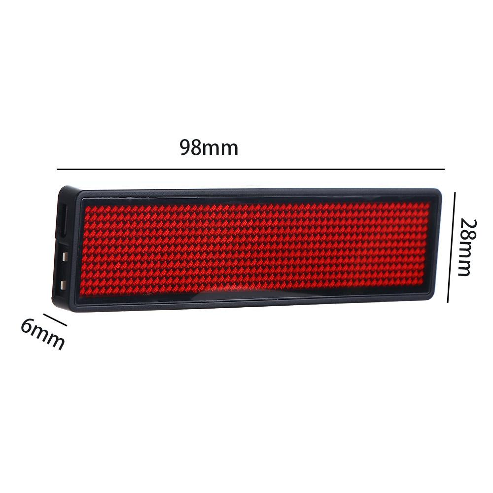 Multi-language Scrolling Message Board LED Name Tag LED Display Digital LED Badge LED Name Badge