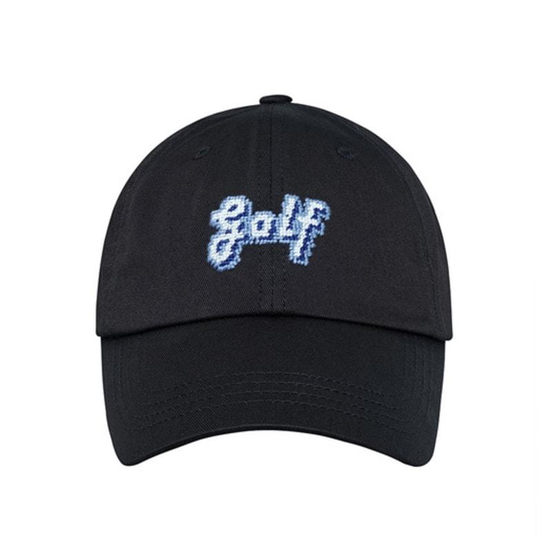 

LOLONG Golf NEEDLEPOINT HAT - BLACK FREE