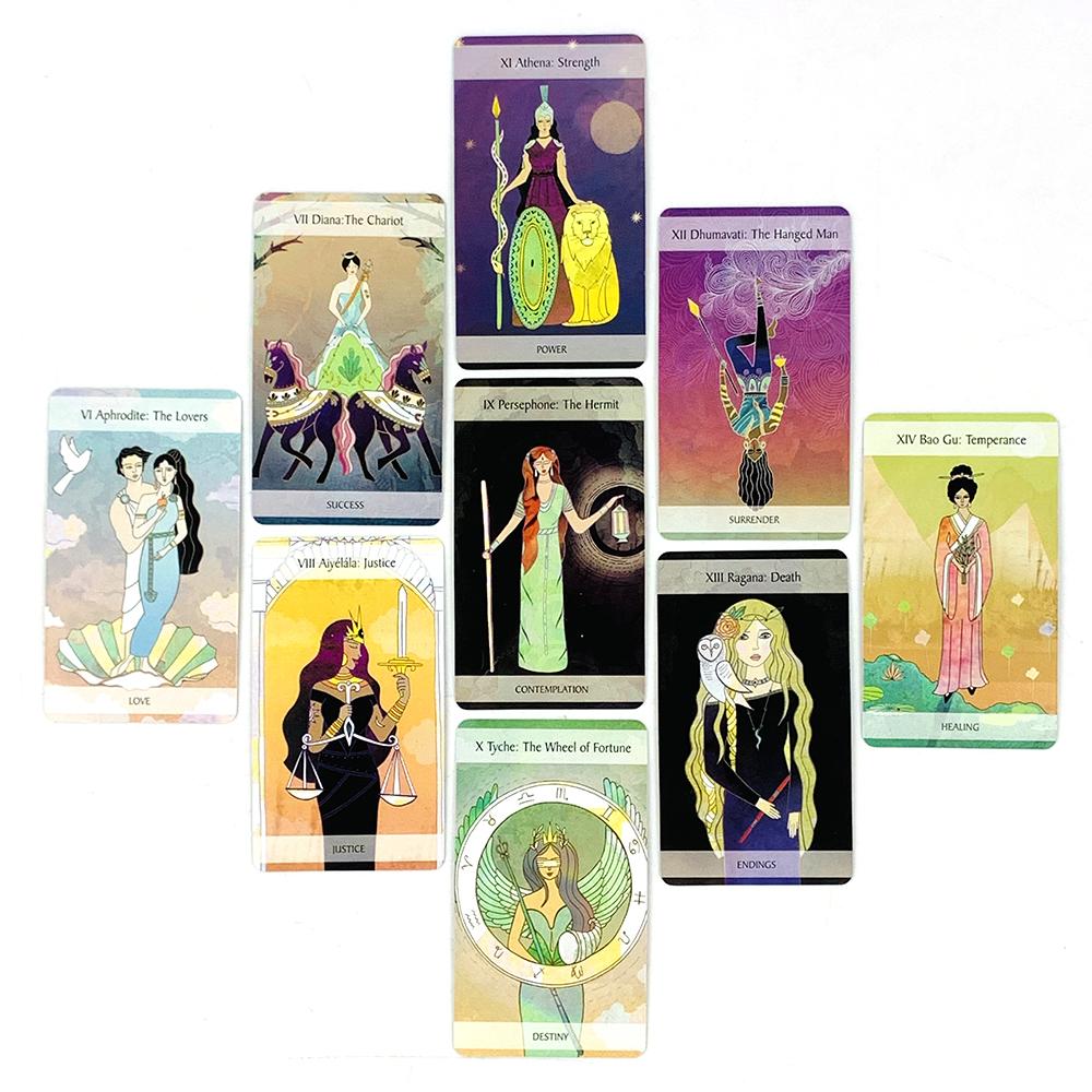 Tarot Cards Includes A Full Deck Of 78pcs Tarot Cards Classic Predictive Divination Tarot Dards For Girls and Women's Party