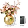 Metal Ball Vase for Home Decor|Round Flower Pot for Bedroom Living Room Office Wedding| | Best Gift |