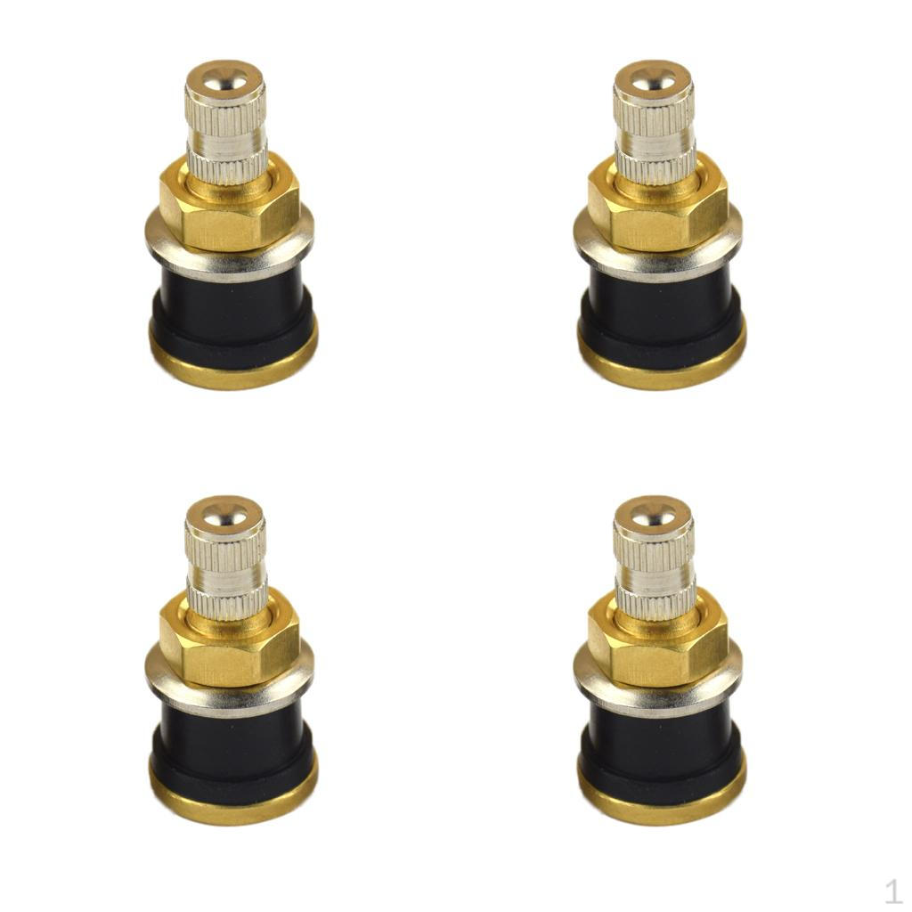 

4pcs 5 Tubeless Truck In Valve Stem Brass Wheel Parts