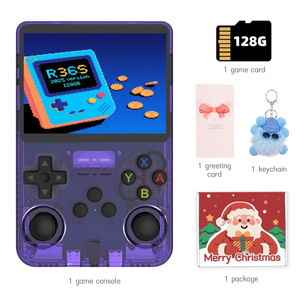 

256GB R36S Retro Handheld Video Game Console Linux System 3.5-inch IPS Screen Portable Handheld Video Player For Christmas Gift