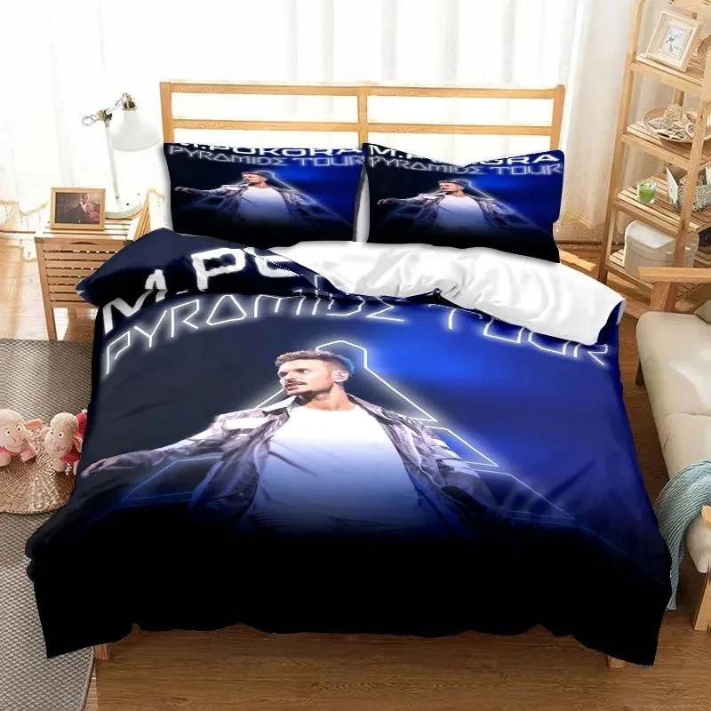 3D Print Matt M. Pokora Bedding Set Double Twin King Duvet Cover Comforter Pillowcase Boys Girls Adults Bedroom
