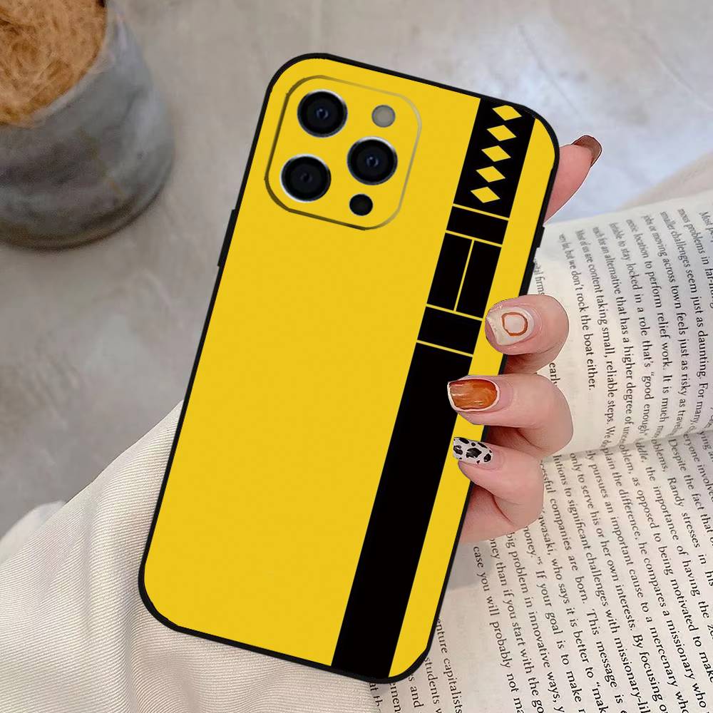 

1 шт. Чехол для телефона из фильма «Убить Билла» для iPhone 17,16,15,14,13,12,11 Plus,Pro Max,XS, Мягкий силиконовый черный чехол iPhone15ProMax