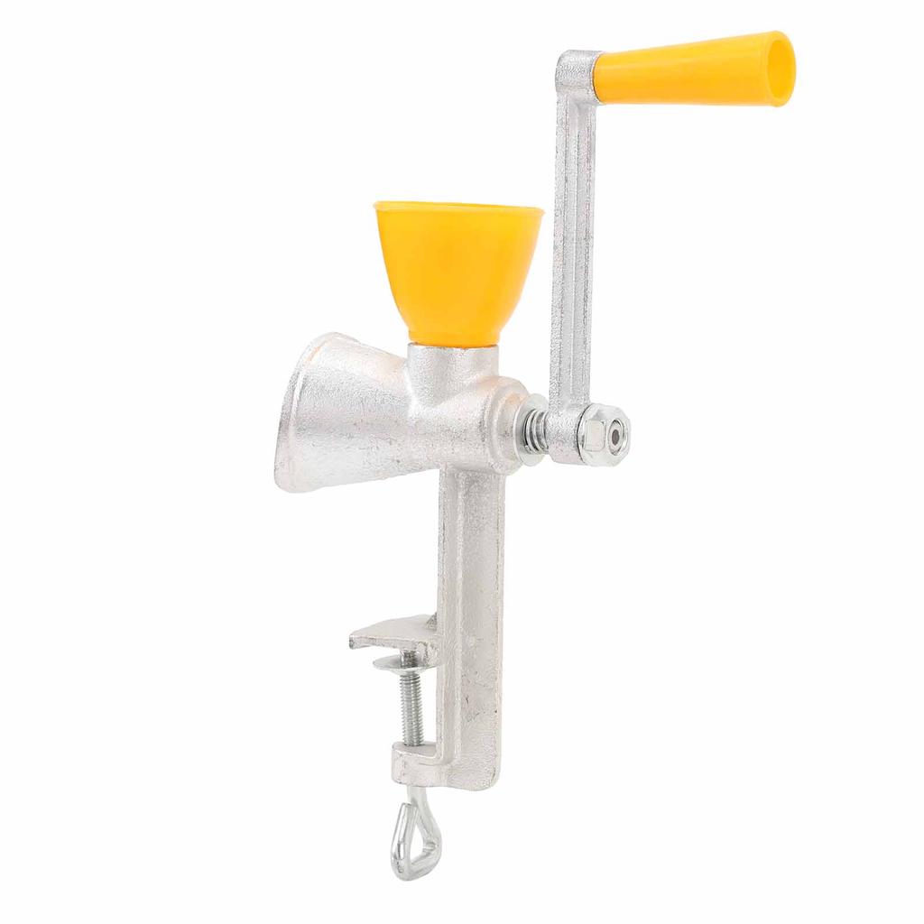 Manual Grain Mill Cast Iron Hand Operated Grinder with Table Clamp for Coffee Bean Corn Pepper