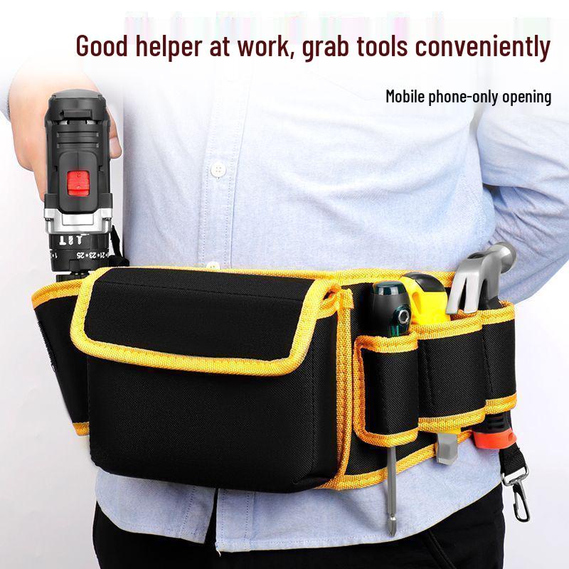 Thickened Multi-functional Tool & Storage Pouch for Electricians and Woodworkers