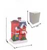 Port of Love Christmas Resin Cottage Luminous Table Ornaments