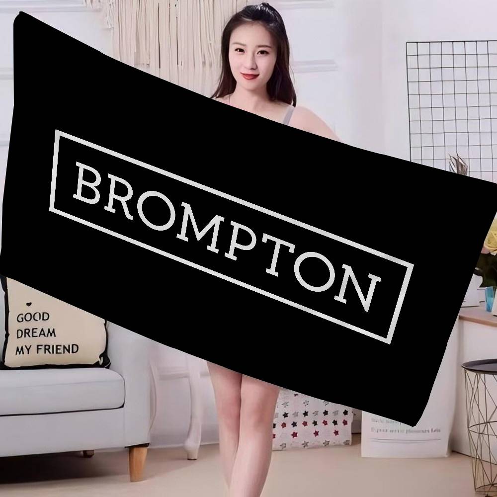 Abstract Art Bicycle Brompton Microfiber Beach Towel Absorbent Quick dry Soft Yoga Swimming Resort Mountain Climbing Towel