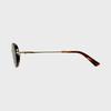 HUNTER_[WOMAN] Round Combination Clip-on Sunglasses - Havana HTB27