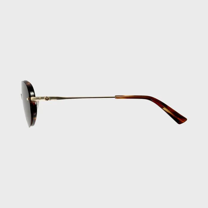 HUNTER_[WOMAN] Round Combination Clip-on Sunglasses - Havana HTB27