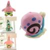 Cute Short Plush Cartoon Octopus Crab Starfish Snail Spongebob Series Toy Set