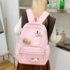 Schoolbag Japanese ins new high-value, fresh, sweet and cute puppy backpack, lightweight and versatile backpack for junior and high school students