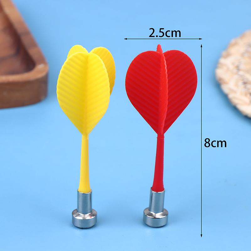 2/5/10 Pezzi/Set Freccette Magnetiche Sicurezza Freccette di Ricambio Per Tavola Magnetica Gioco da Interno Accessori Adulti Bambini Giocattoli Regalo