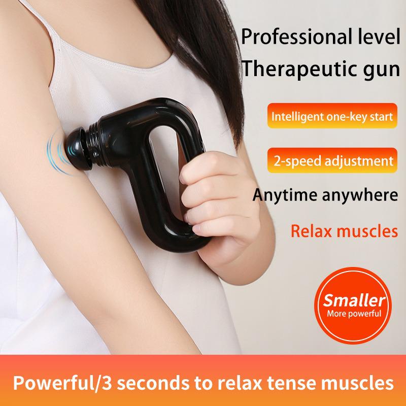 Mini Fascia Gun with Heat & Pulse for Muscle Relaxation and Fitness