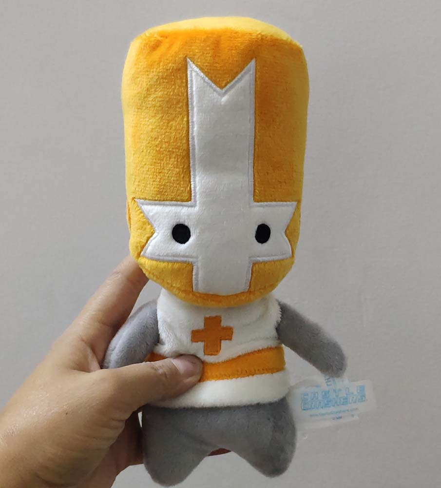 Castle Crashers Plush Toys Set - Red Blue Green Orange Knights Stuffed Dolls, Soft Plushies for Game Fans Kids Collectible Gifts