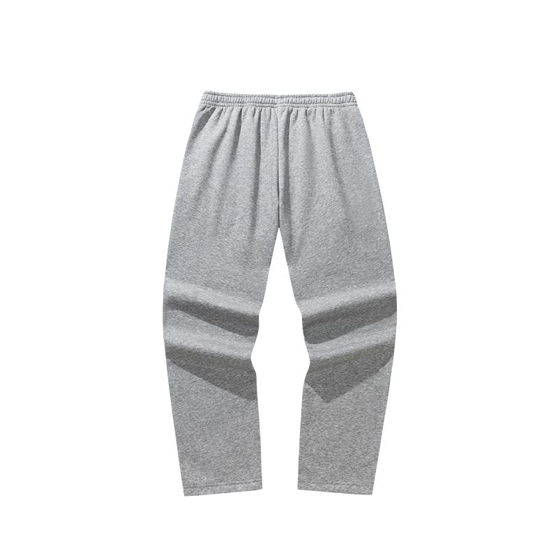 Anta Fleece Lined Warm Straight Leg Training Casual Sports Pants Men bottoms 952547307-2