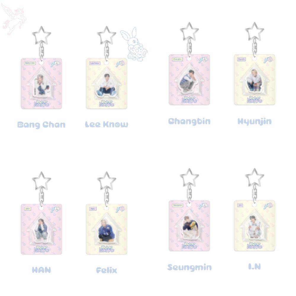 Vorbestellung Stray Kids 6. Fanmeeting Stay in Our Little House Mini-Block Schlüsselanhänger
