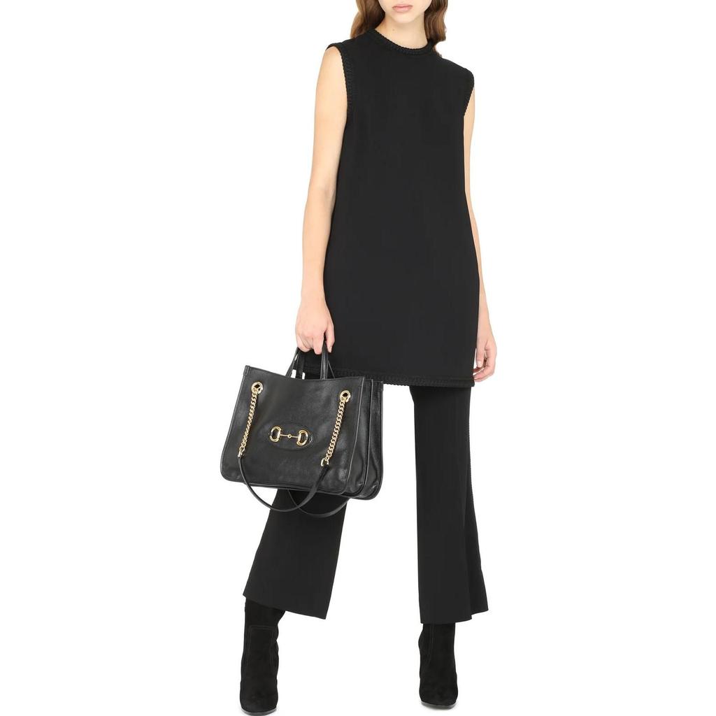 GUCCI Tank Tops Women's Black Straight Fit 610945-ZKR01-1000