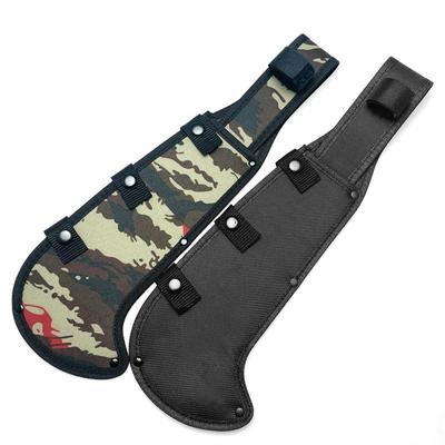 Sichel und Kukri Nylon-Scheide Set: Kleiner Haken und Hackmesser für den Außenbereich für landwirtschaftliche Nutzung, Rasenschnitt und Aufbewahrung in einer Oxford-Stoffscheide.