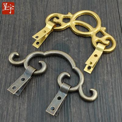 Chinese Classical Decorative Copper Cloud Hook for Frames and Mirrors