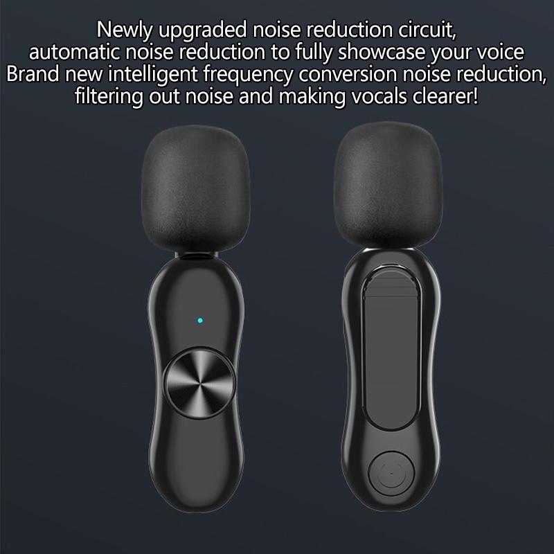 Wireless Lavalier Microphone For Live Streaming/Youtube/Facebook Live Plug And Play Portable Wireless Noise Canceling Microphone